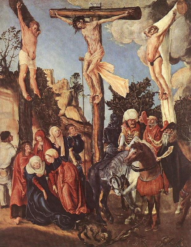 CRANACH, Lucas the Elder The Crucifixion fdg oil painting image